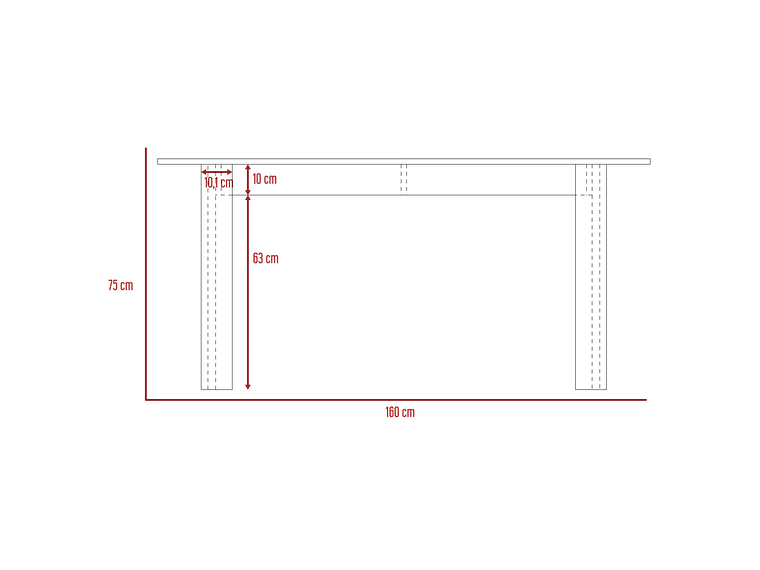 MESA DE COMEDOR FM-005C CAFÉ CLARO 2
