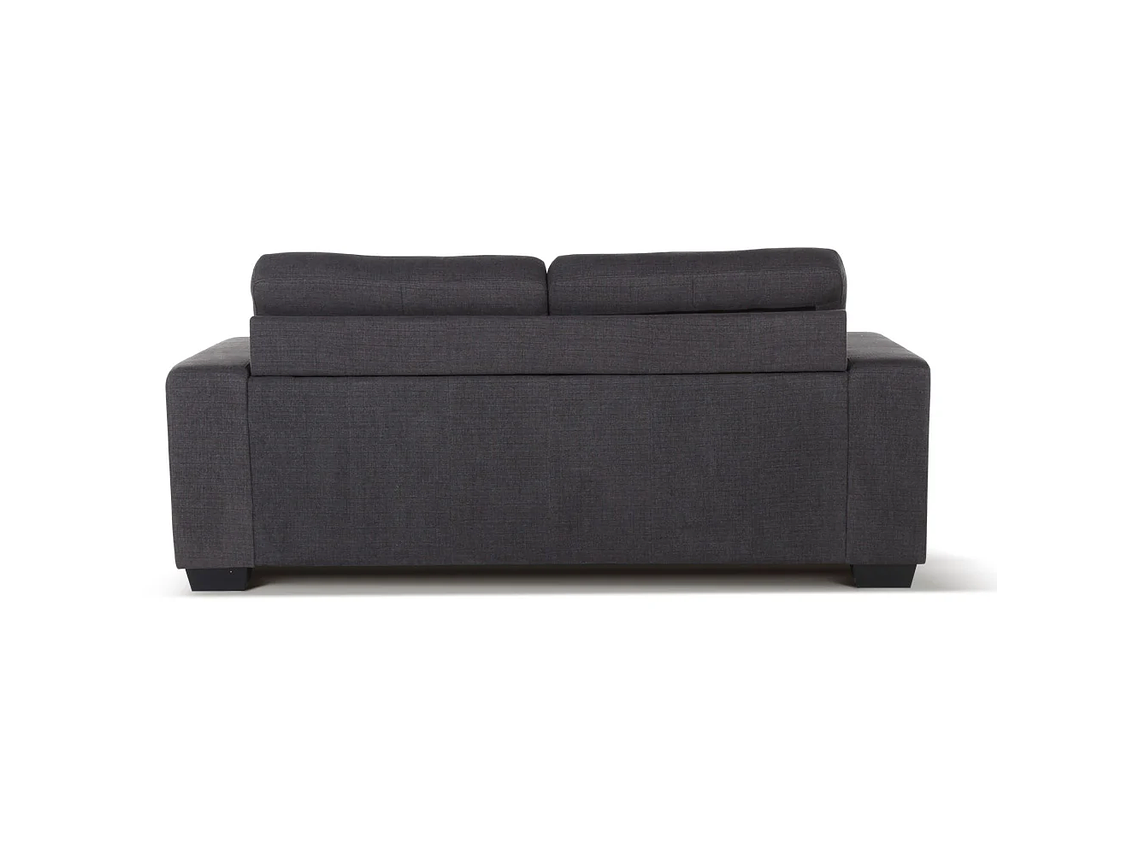 SOFÁ CAMA DREAM 3 CUERPOS TELA CHARCOAL 4