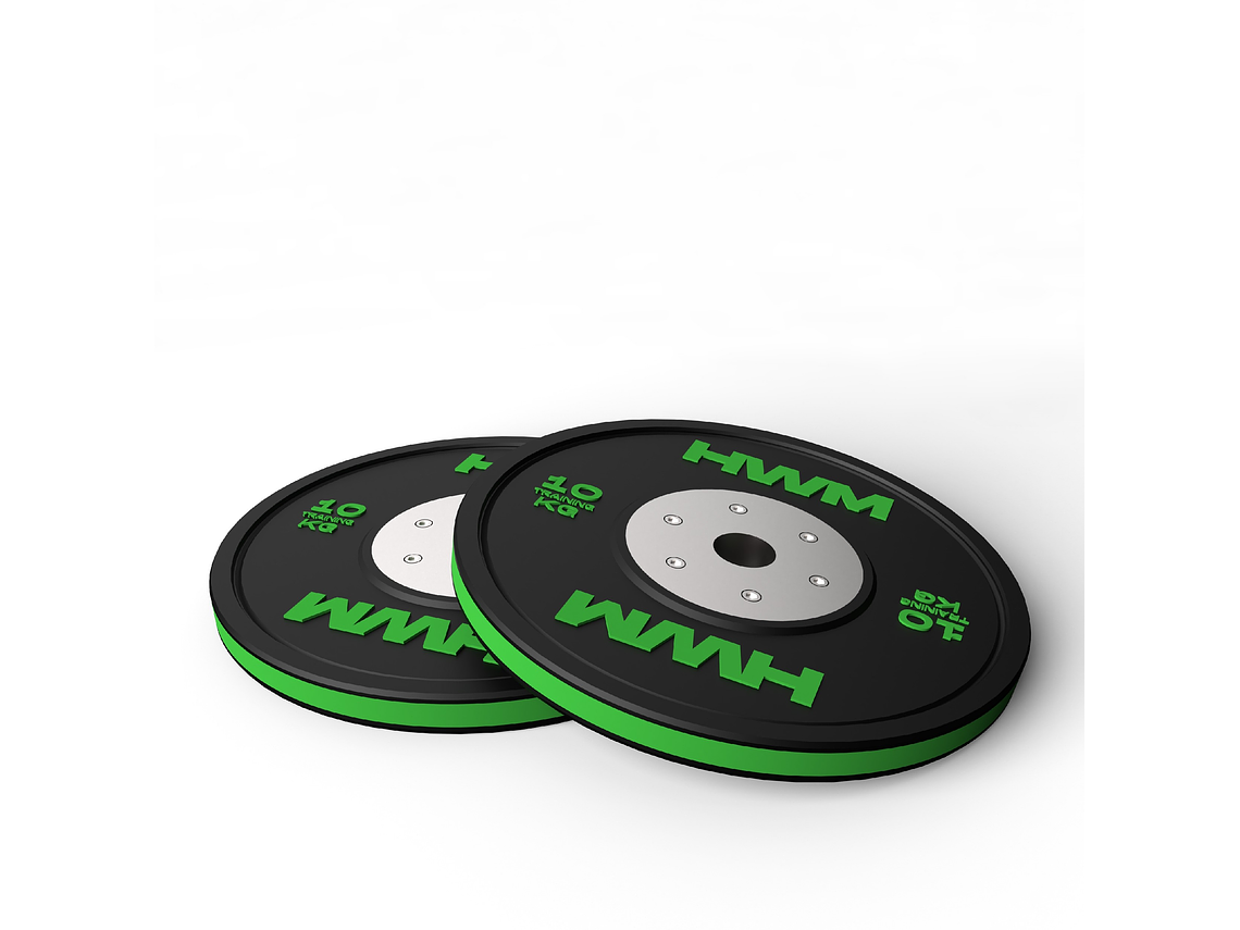 Par Bumper Plates Color Stripe 10kg | HWM 2