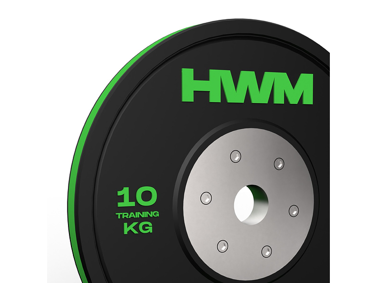 Par Bumper Plates Color Stripe 10kg | HWM 3