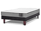 CAMA EUROPEA FLEX FLAT BLACK STAR 1.5 PLAZAS - Miniatura 2