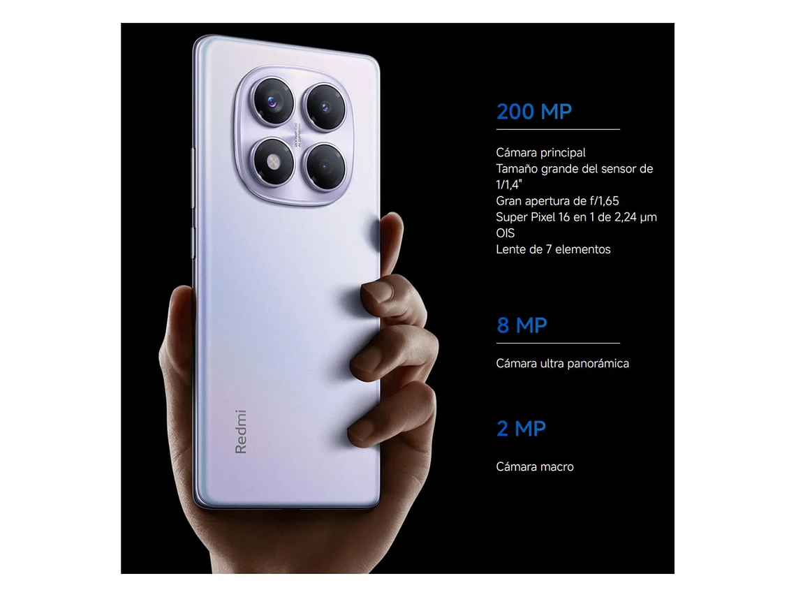 XIAOMI REDMI NOTE 14 PRO 4G 8GB + 256GB MORADO BOREAL 4