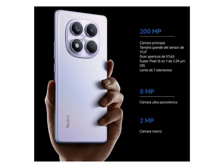 XIAOMI REDMI NOTE 14 PRO 4G 8GB + 256GB MORADO BOREAL 4