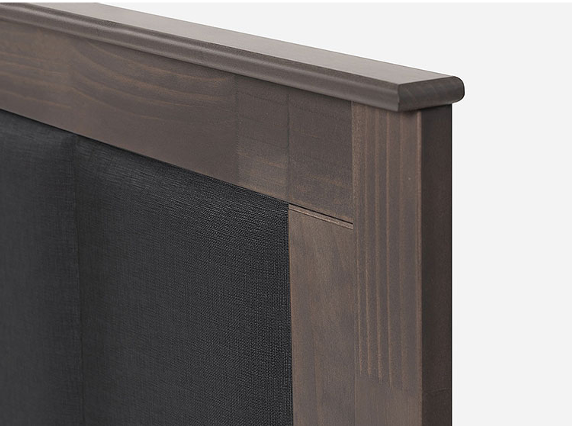 JUEGO DE DORMITORIO ROSEN CAMA EUROPEA INDIE PM BD 2 PLAZAS + SET RACHEL GRIS 5