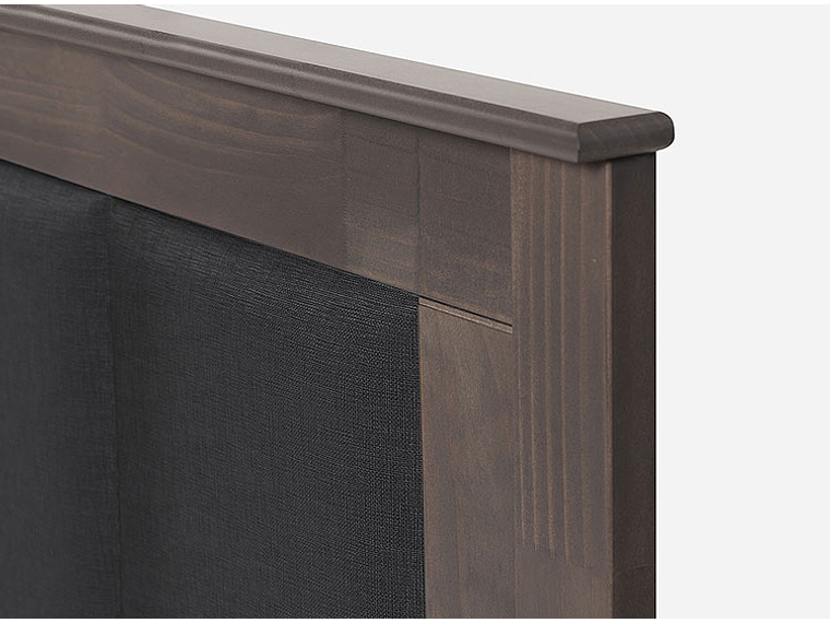 JUEGO DE DORMITORIO ROSEN CAMA EUROPEA INDIE PM BD 2 PLAZAS + SET RACHEL GRIS 5