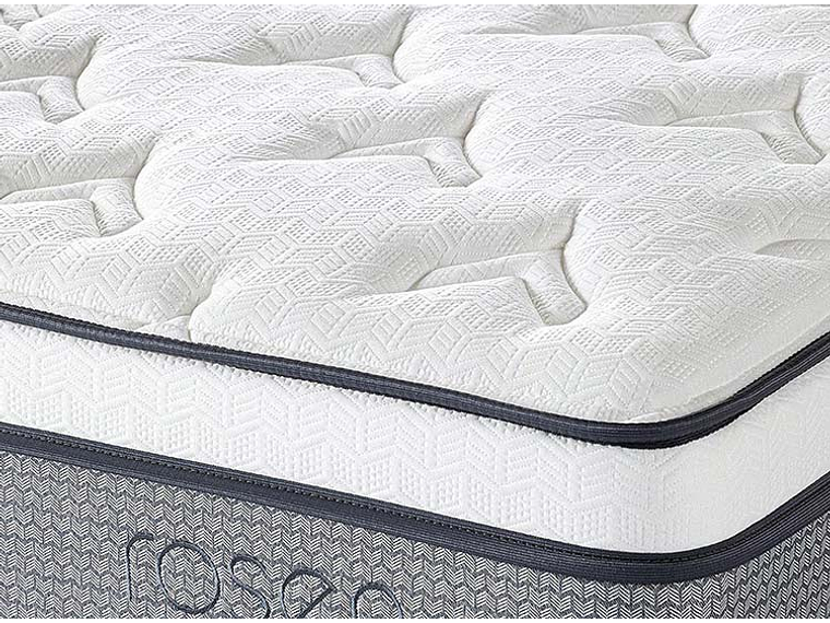 JUEGO DE DORMITORIO ROSEN CAMA EUROPEA INDIE PM BD 2 PLAZAS + SET RACHEL GRIS 6