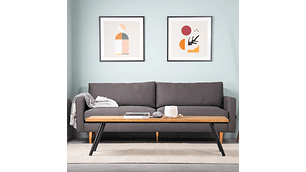 MESA CENTRO MEDULAR AULA RECTANGULAR NOGAL