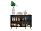 BUFFET BE DESIGN RETRO VIENA NEGRO 4P - Miniatura 1