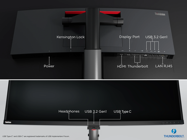 MONITOR THINKVISION P40W-20 5K2K ULTRA-WIDE CURVED LENOVO 5