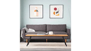 MESA CENTRO MEDULAR AULA RECTANGULAR NOGAL