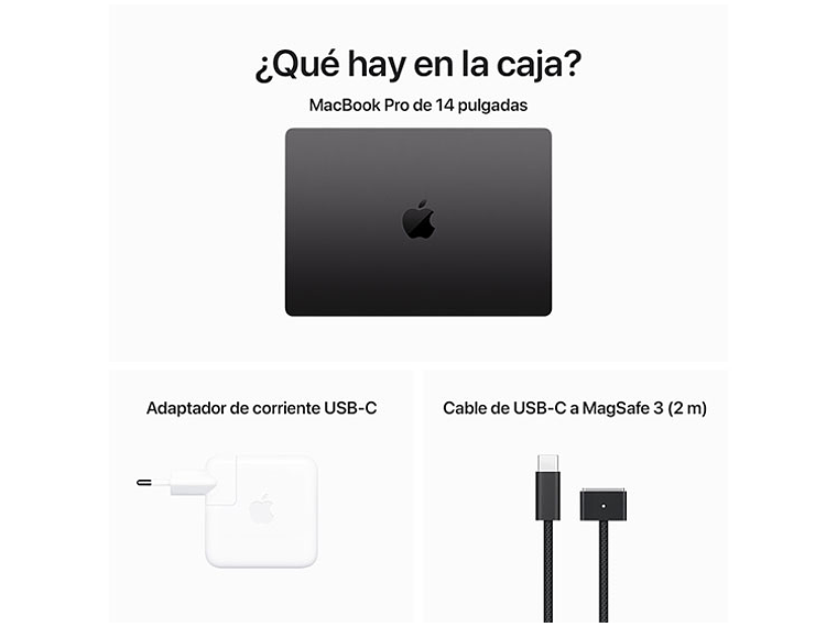 MACBOOK PRO M3 MAX (CPU 14NUC Y GPU 30NUC) 36 GB RAM 1 TB SSD 14.2