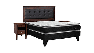 JUEGO DE DORMITORIO CELTA CAMA EUROPEA TERAPEUTIC 2 PLAZAS + SET TOLEDO