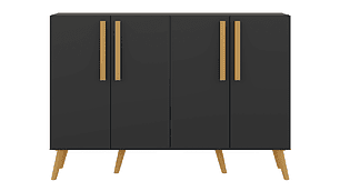 BUFFET BE DESIGN RETRO VIENA NEGRO 4P