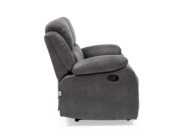 SOFÁ VYS SPA 2 CUERPOS ACERO GRIS RECLINABLE ISABEL GREY 4