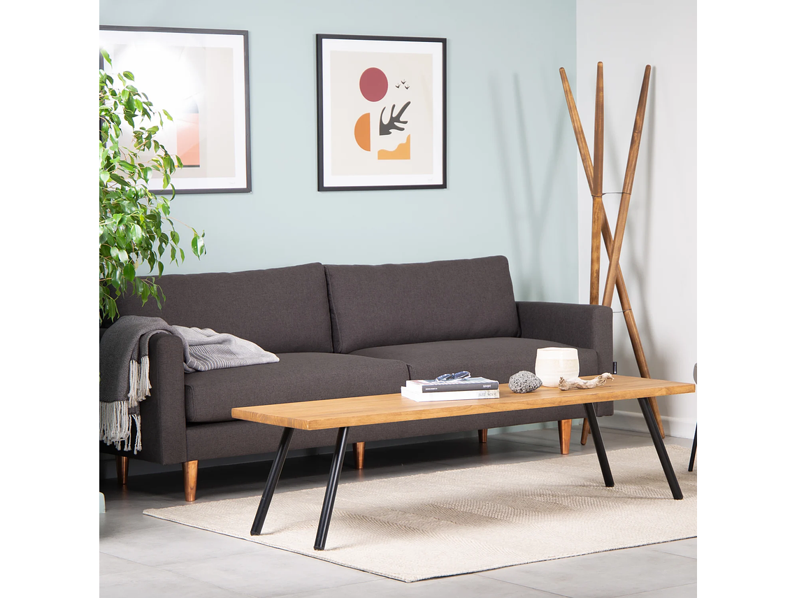 MESA CENTRO MEDULAR AULA RECTANGULAR NOGAL 3