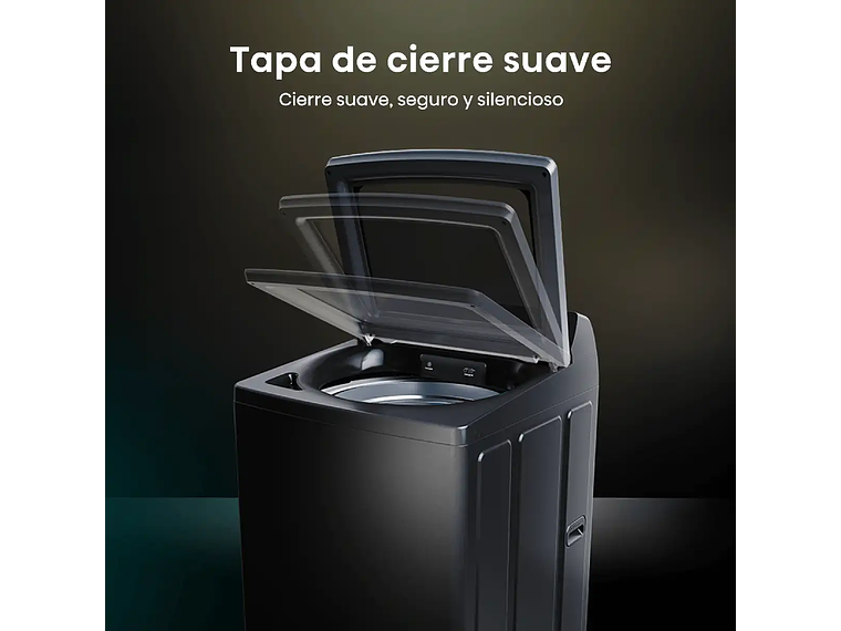 LAVADORA CARGA SUPERIOR HISENSE WT3I2323UT 23KG GRAFITO 5