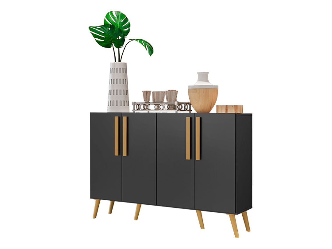 BUFFET BE DESIGN RETRO VIENA NEGRO 4P 3