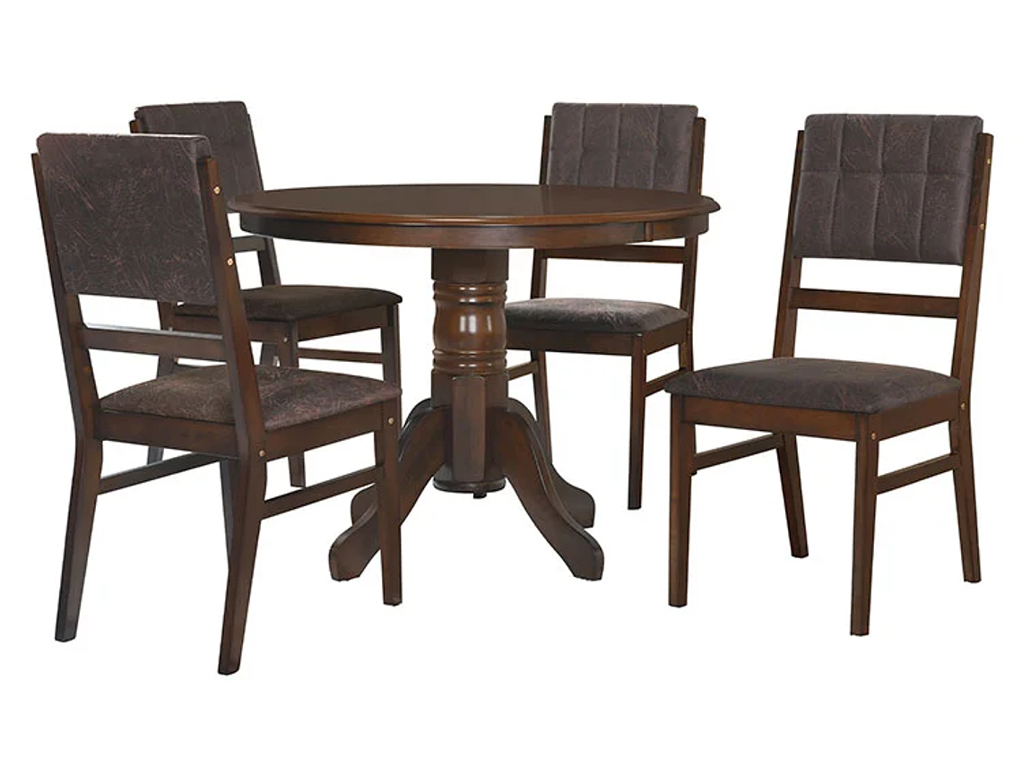 JUEGO DE COMEDOR ZOY HOME RODAS 1+4 2