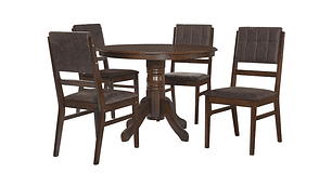 JUEGO DE COMEDOR ZOY HOME RODAS 1+4