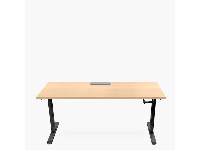 ESCRITORIO FORM OFFICE COSMO 180X70 AJUSTABLE CON PASACABLES METAL 1