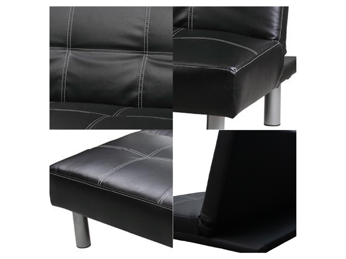 FUTÓN CLYDE 3 CUERPOS NEGRO 2