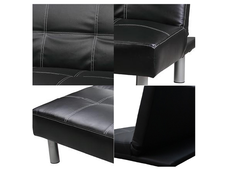 FUTÓN CLYDE 3 CUERPOS NEGRO 2