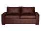 SOFA CAMA LIVORNO 2PL CUERO KENTUCKY CAFÉ MORO - Miniatura 1