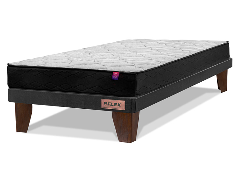 CAMA EUROPEA FLEX FLAT THERAPEDIC PLUS 1.5 PLAZAS 2