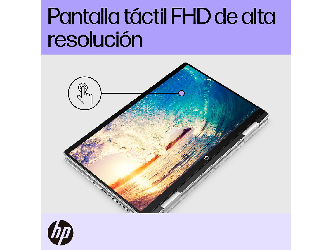 NOTEBOOK HP PAVILION X360 14-EK1012LA INTEL CORE I5 8 GB RAM 512 GB SSD PANTALLA TOUCH 14