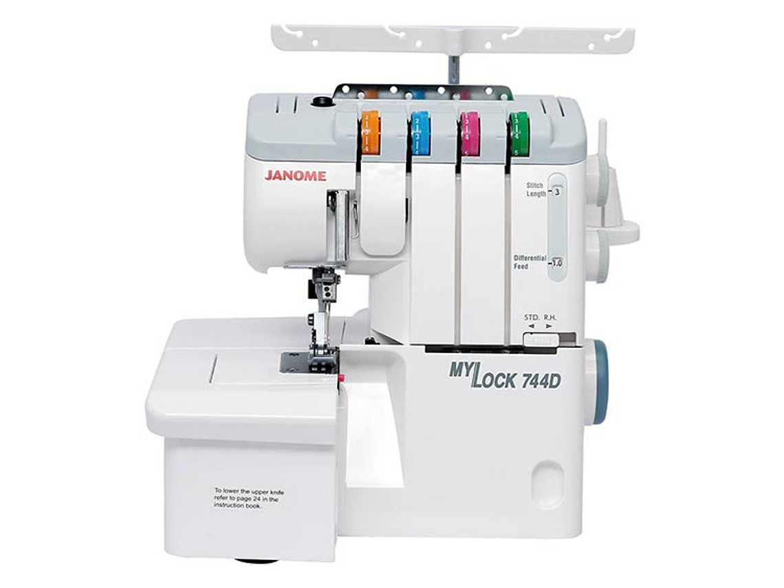 MAQUINA OVERLOCK JANOME MYLOCK 744D 7