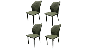 SILLA COMEDOR NOVAHUS SERENITY VERDE PACK 4