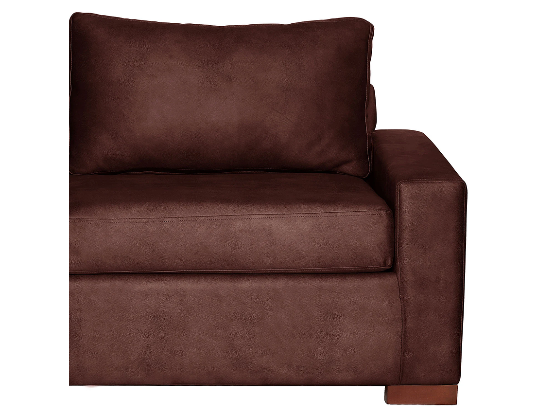 SOFA CAMA LIVORNO 2PL CUERO KENTUCKY CAFÉ MORO 4
