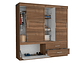  CLOSET TUHOME ALLEGRO 5P 2C CAFÉ - Miniatura 5