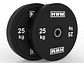 Par Bumper Plates Classic Black 25kg | HWM® - Miniatura 1