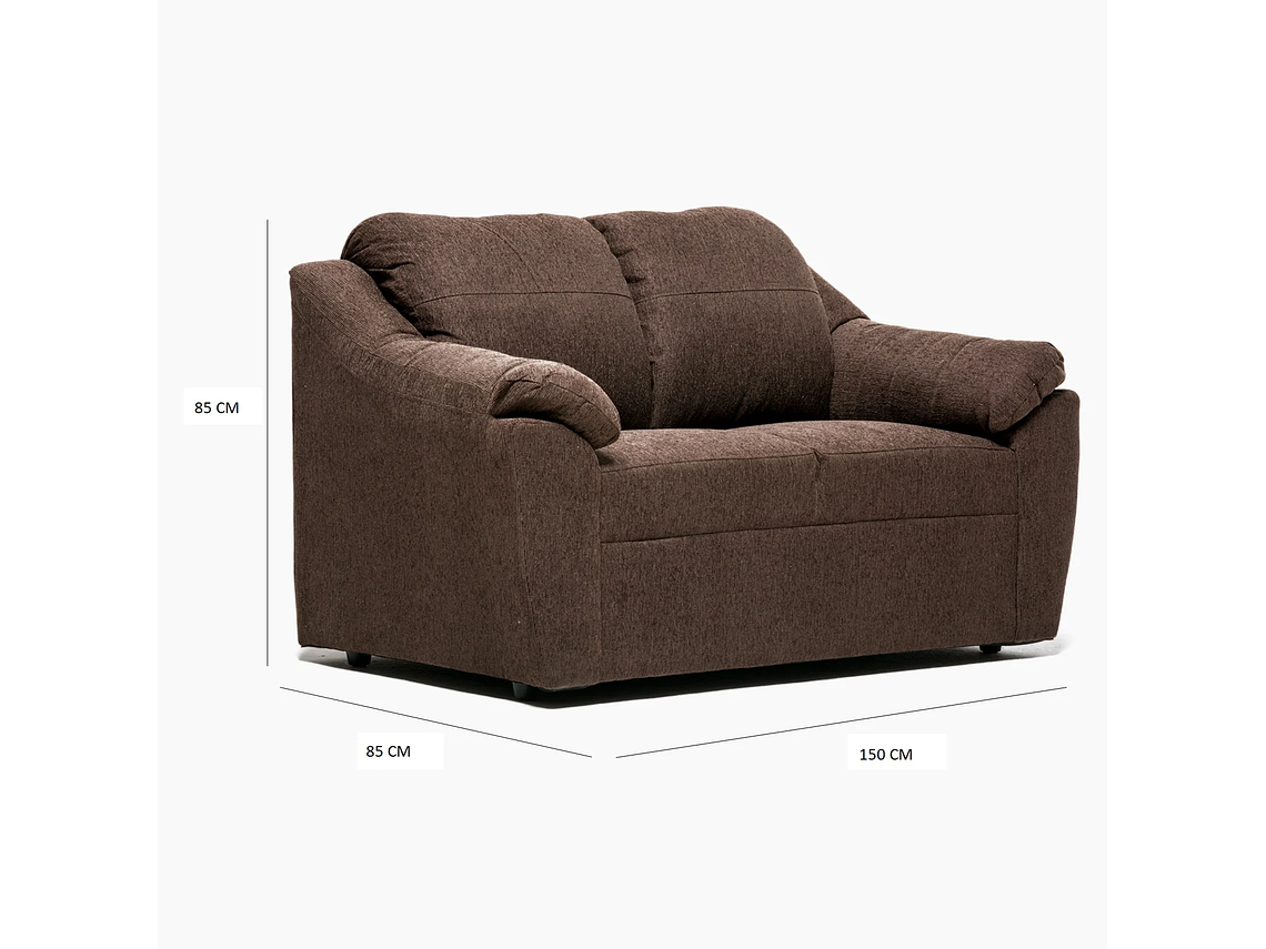 LIVING GENOVA 3-2CPOS CHOCOLATE 2