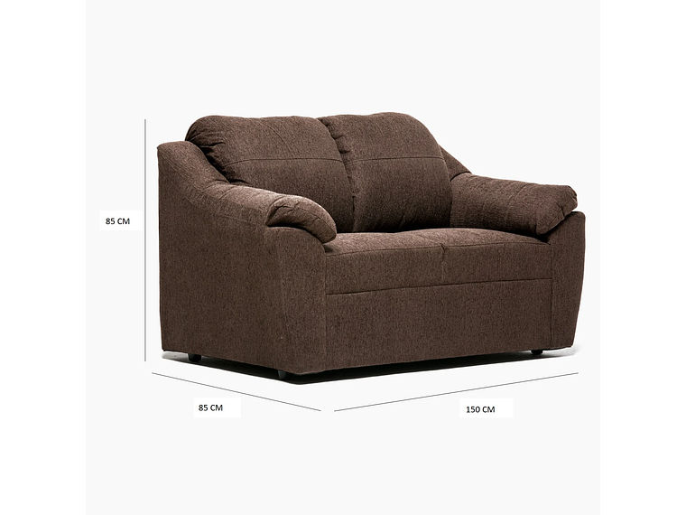 LIVING GENOVA 3-2CPOS CHOCOLATE 2