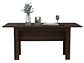 MESA DE COMEDOR TUHOME CLASSIC 160-HABANO MLH 4312 - Miniatura 2