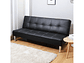 FUTÓN CLYDE 3 CUERPOS NEGRO - Miniatura 6