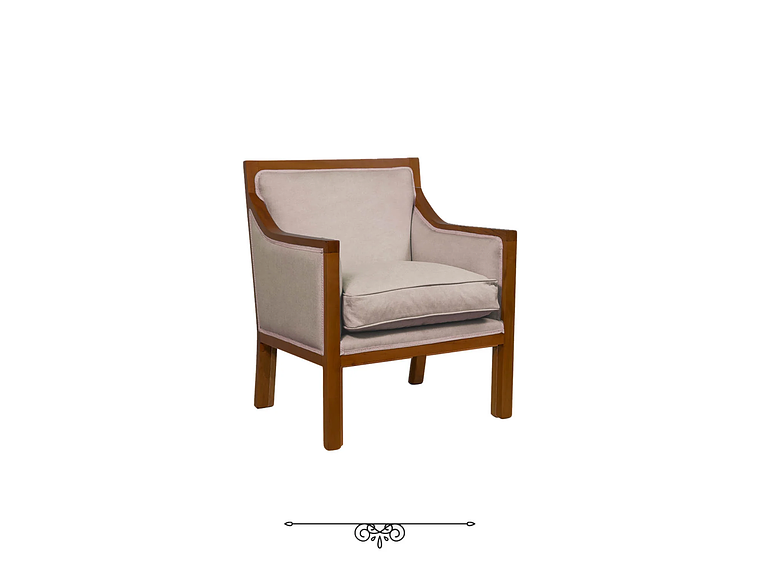 JUEGO DE LIVING DANTE 311 SOFA RESORTES Y SILLONES TIPO SITIAL COLOR BEIGE 2