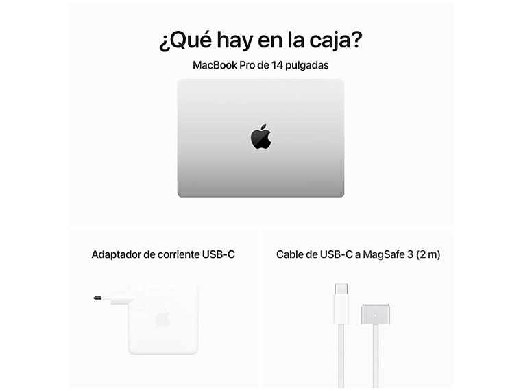 MACBOOK PRO M3 (CPU 8NUC Y GPU 10NUC) 8 GB RAM 512 GB SSD 14.2