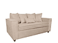 JUEGO DE LIVING DANTE 311 SOFA RESORTES Y SILLONES TIPO SITIAL COLOR BEIGE - Miniatura 3