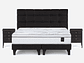 JUEGO DE DORMITORIO ROSEN CAMA EUROPEA ART 4 BD KING + SET ISSEY - Miniatura 1