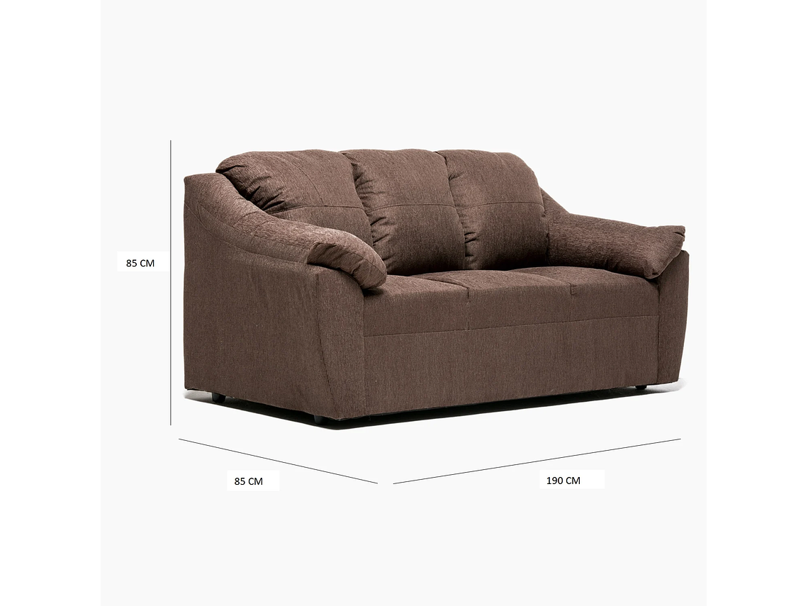 LIVING GENOVA 3-2CPOS CHOCOLATE 4