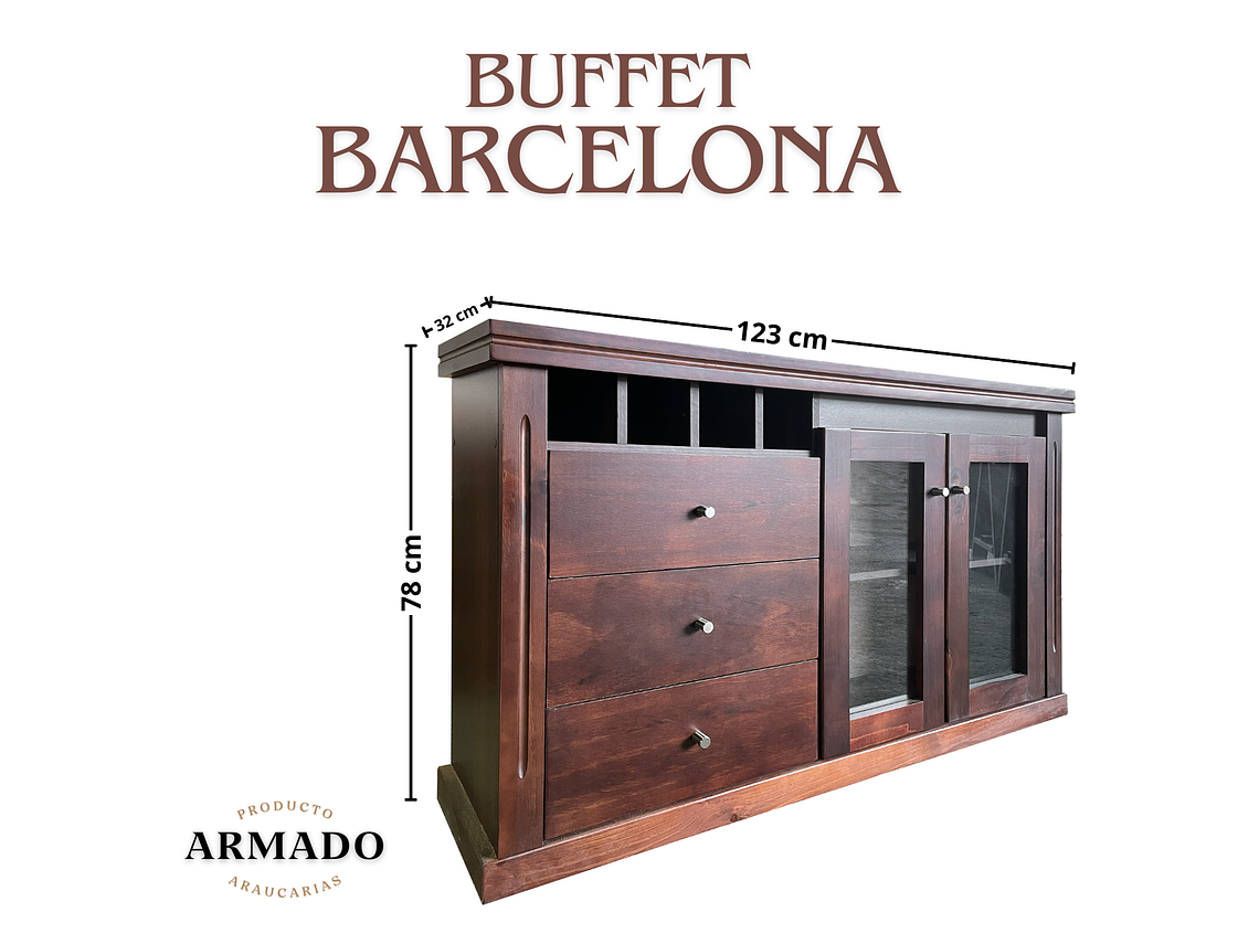 BUFFET ARAUCARIAS BARCELONA CHOCOLATE 3