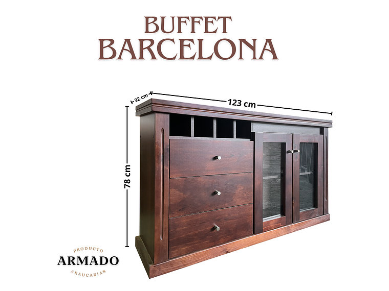 BUFFET ARAUCARIAS BARCELONA CHOCOLATE 3