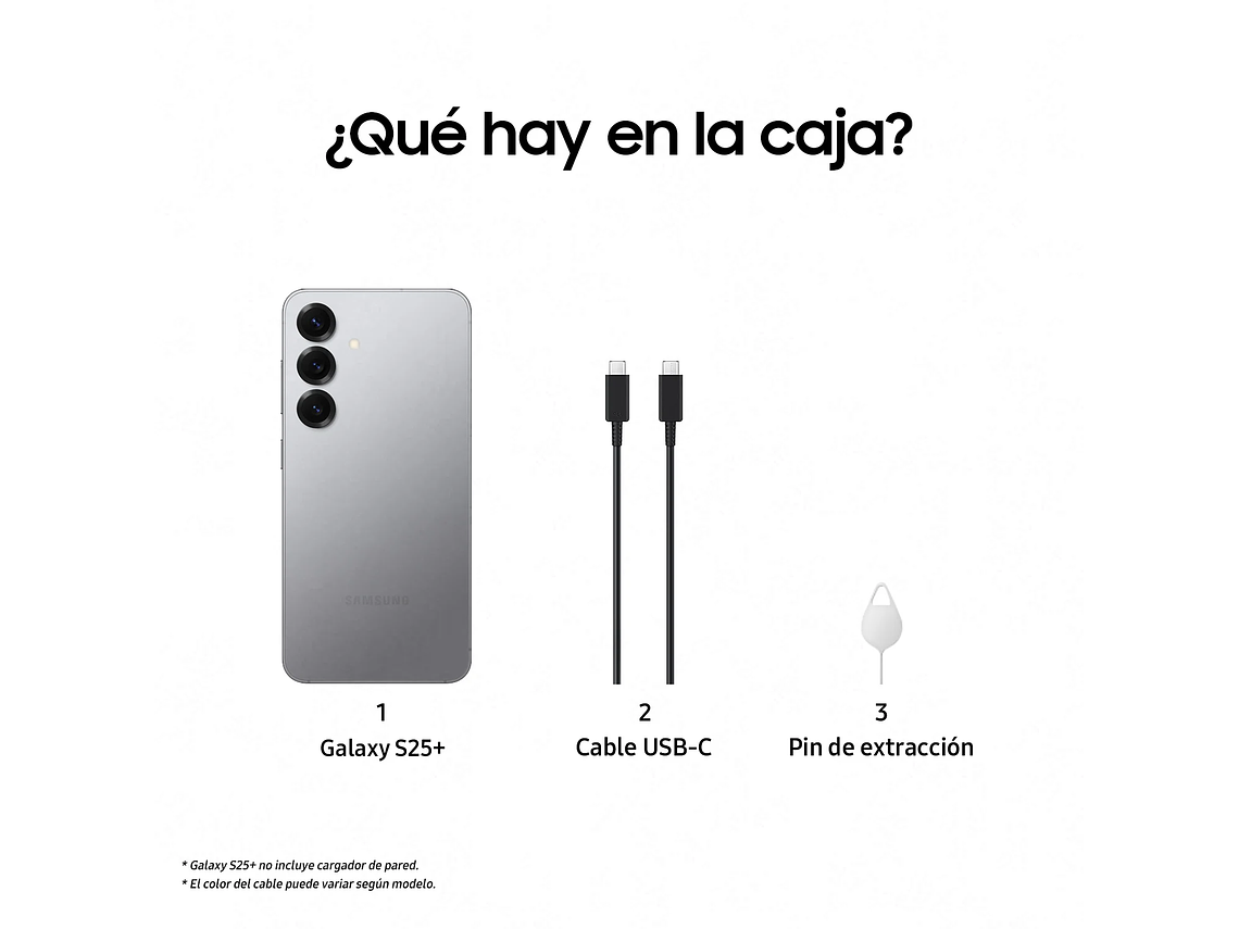 SAMSUNG GALAXY S25+ 256G PLATA 8