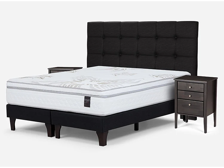 JUEGO DE DORMITORIO ROSEN CAMA EUROPEA ART 4 BD KING + SET ISSEY 2