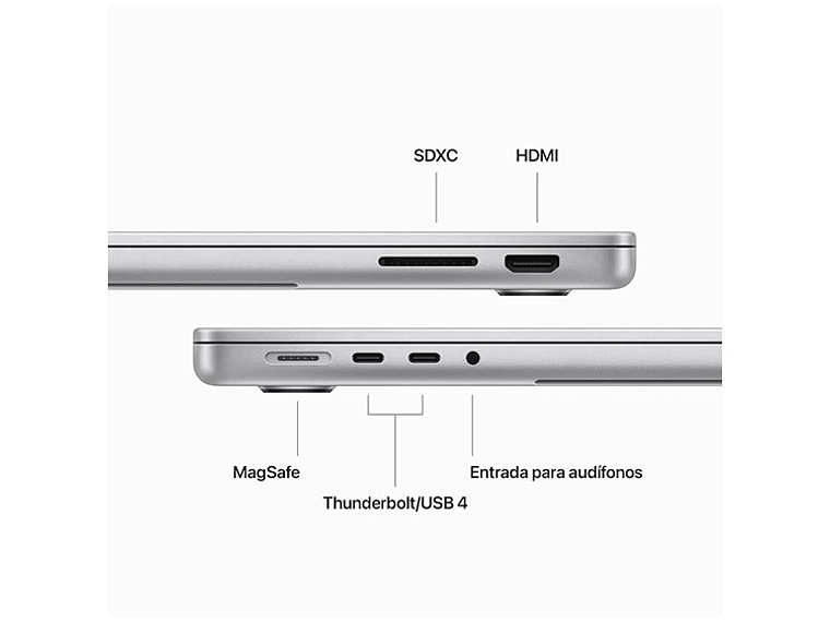 MACBOOK PRO M3 (CPU 8NUC Y GPU 10NUC) 8 GB RAM 512 GB SSD 14.2