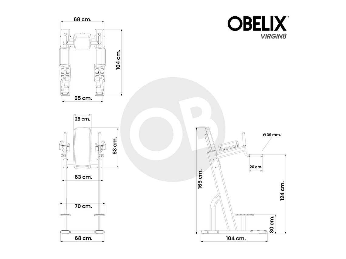 Banco Abdominal Fondo V8 Series | Obelix 4