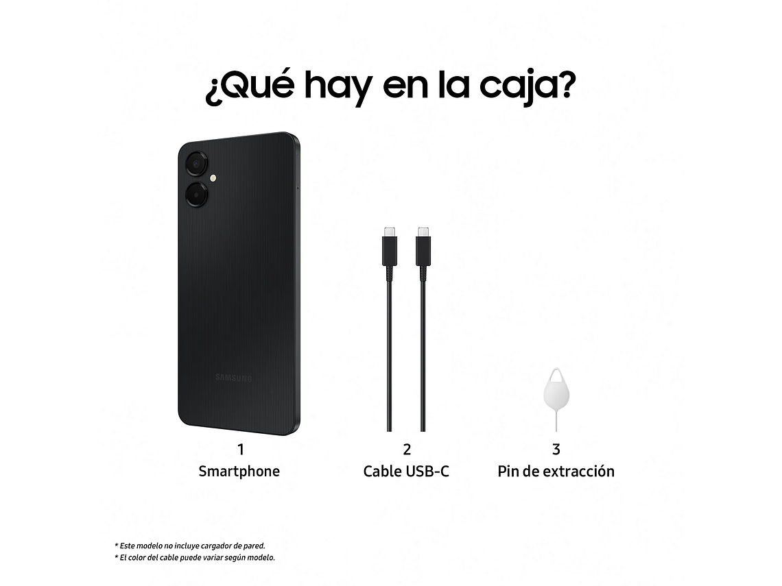 SAMSUNG GALAXY A06 5G 128GB NEGRO 4